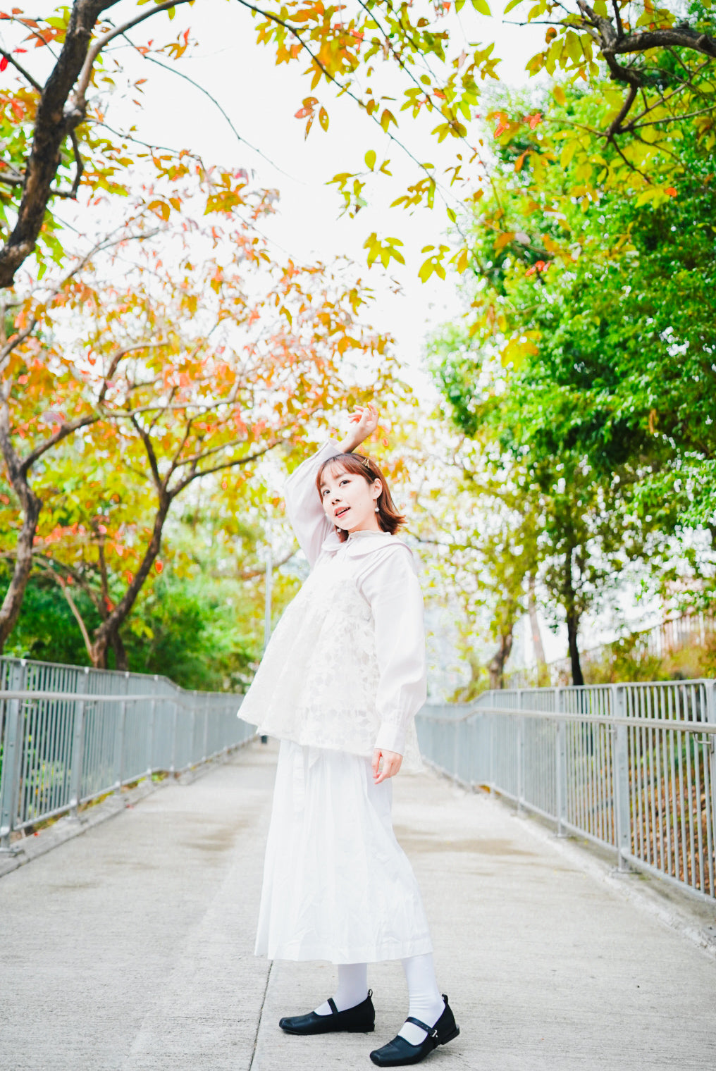 Poppy blouse (2-ways)(light pink)