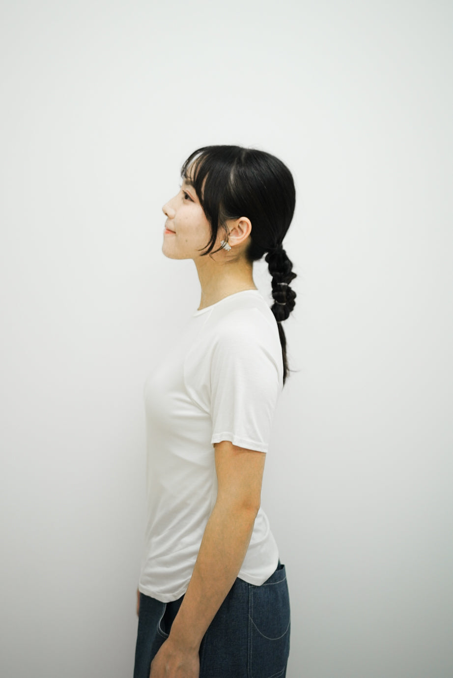 Mona T-shirt(white/navy/chocolate)