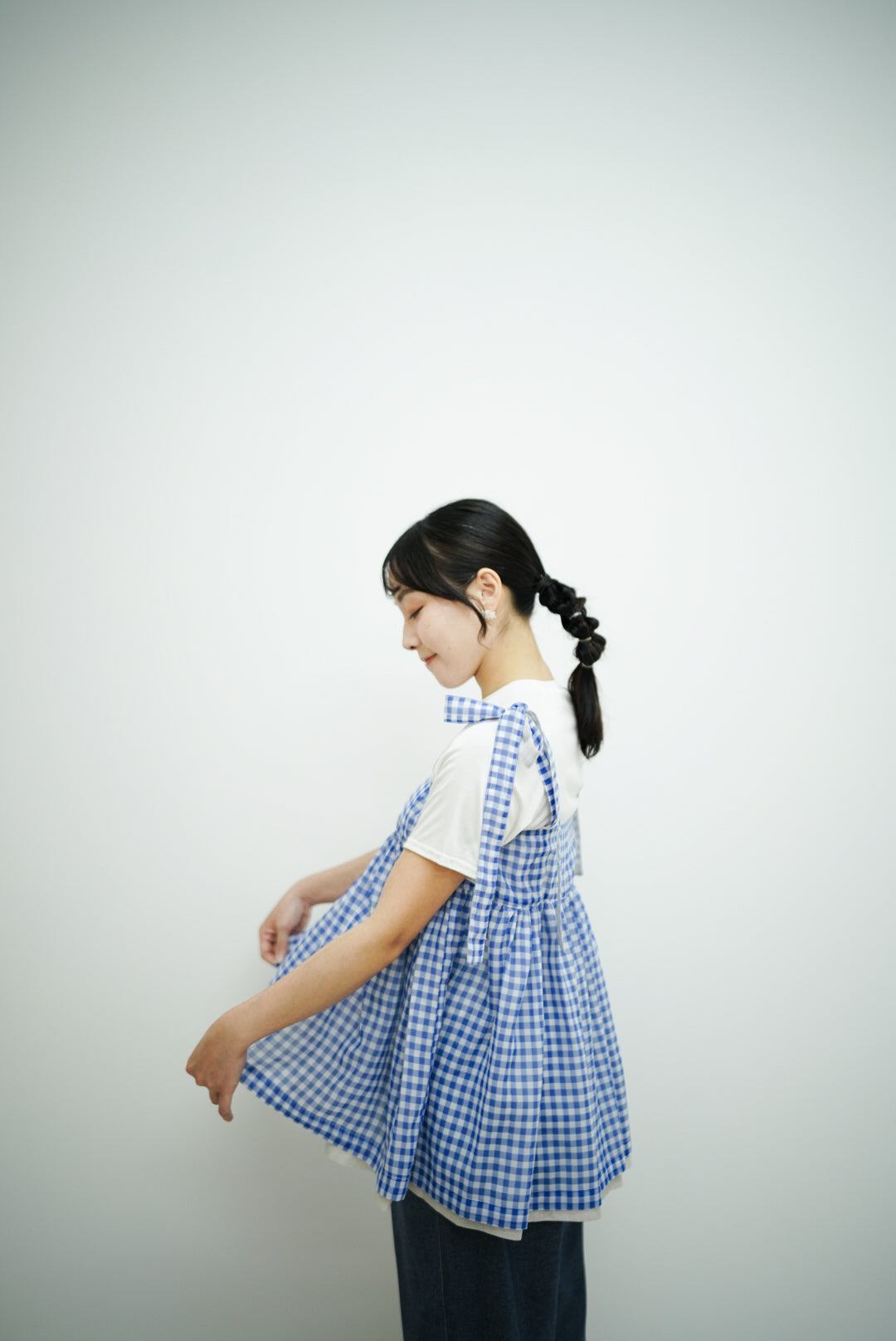 Alice Top (Blue checked)