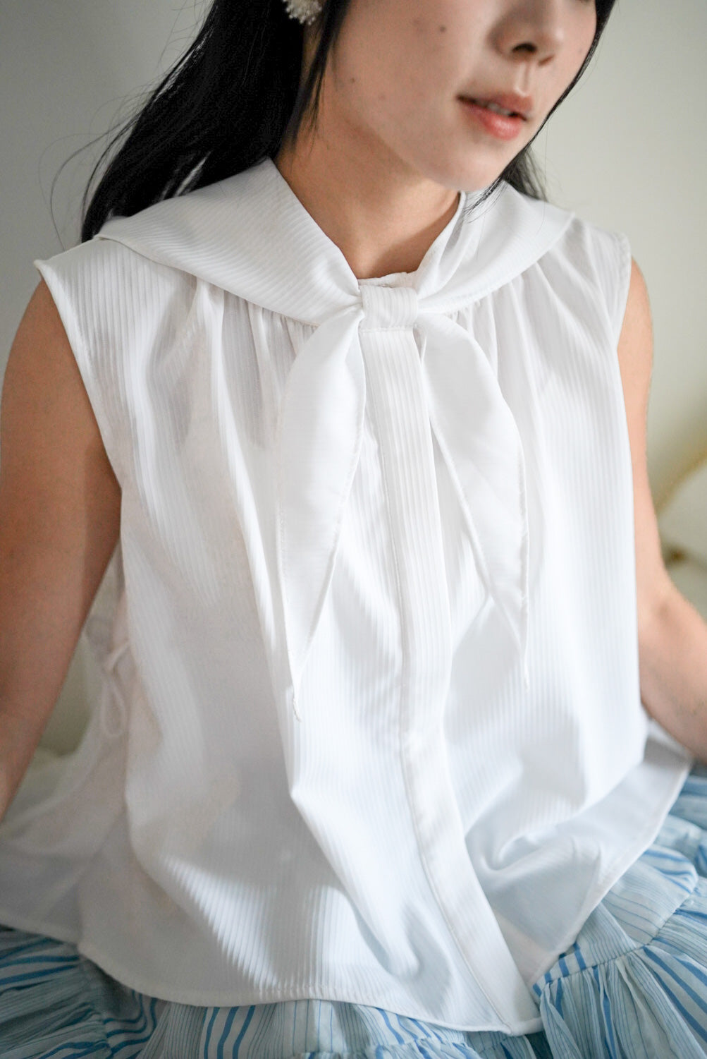 Elsie vest (white)