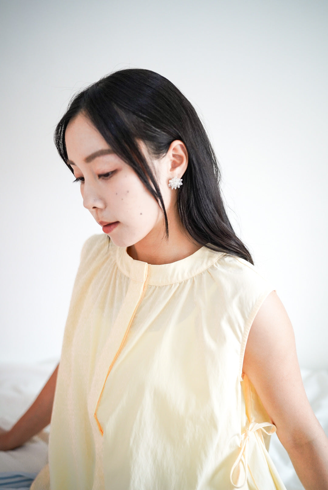 Elsie vest (pale yellow)