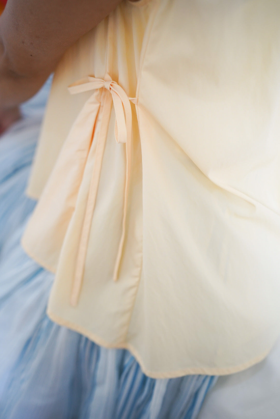 Elsie vest (pale yellow)