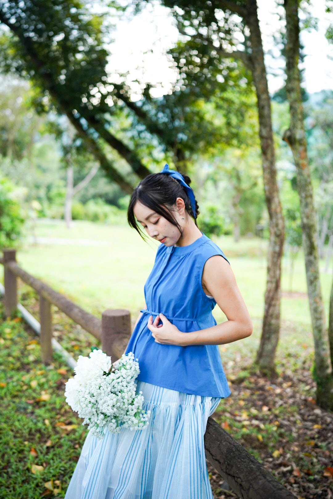 Elsie vest (blue)