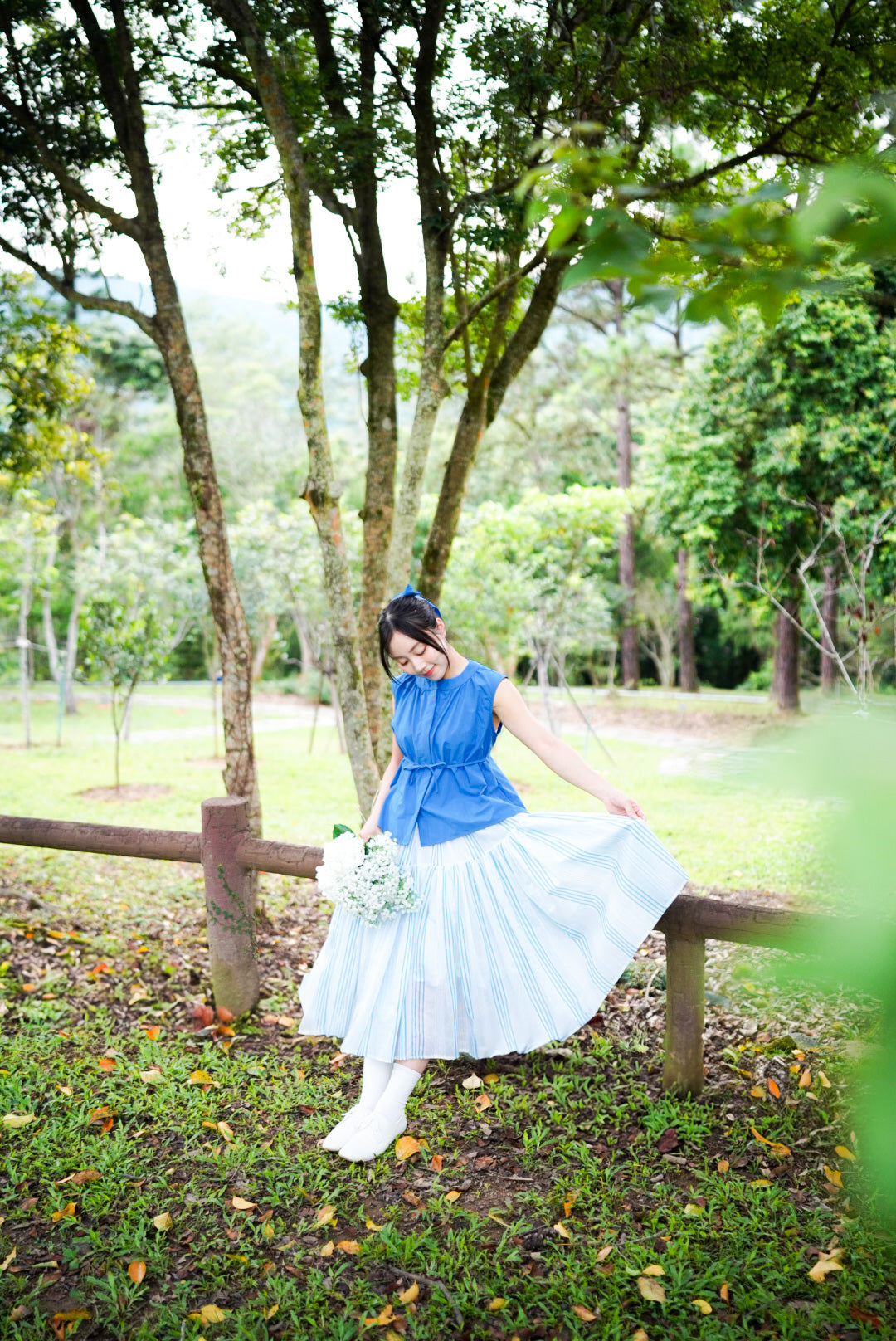 Elsie vest (blue)