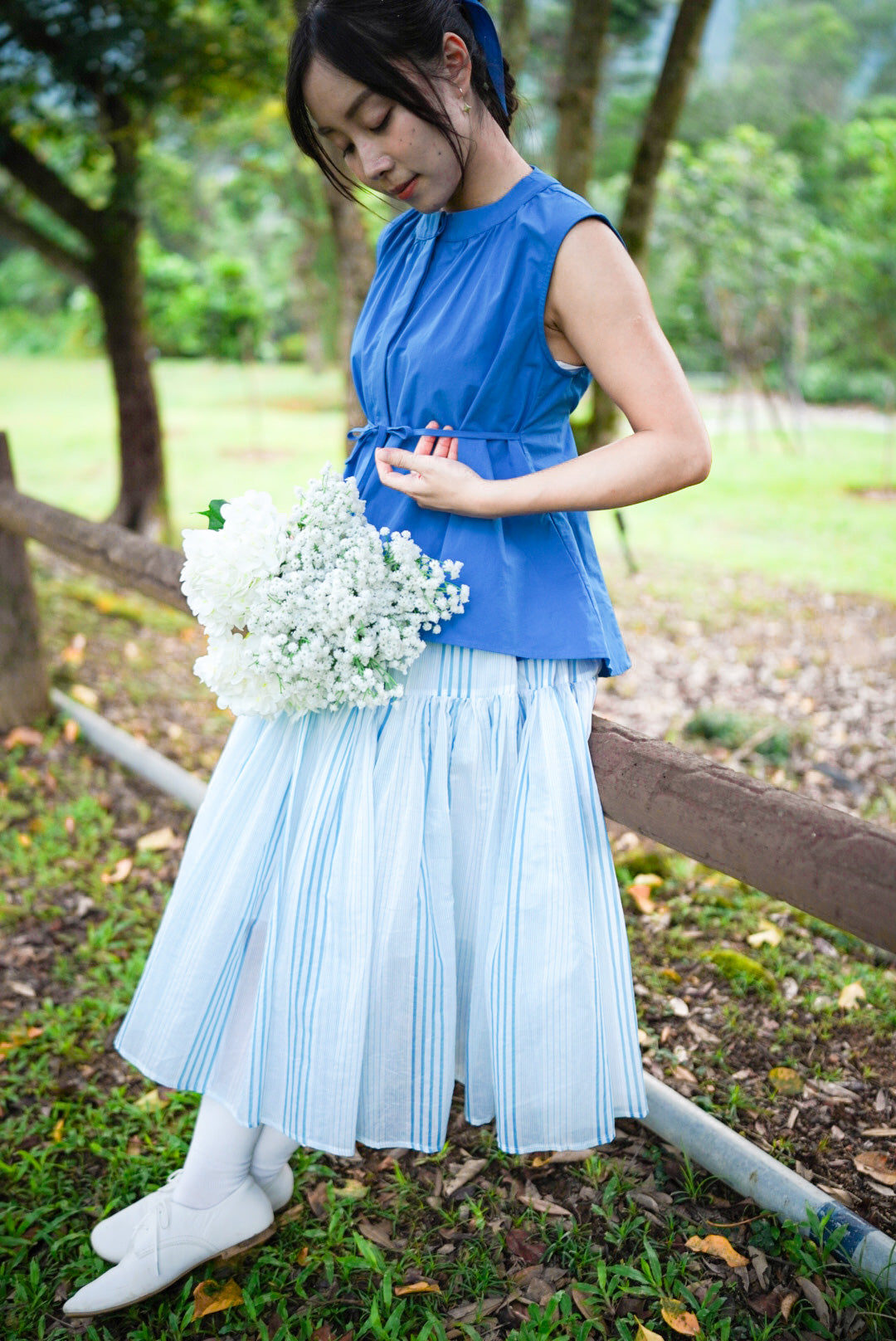 Elsie vest (blue)