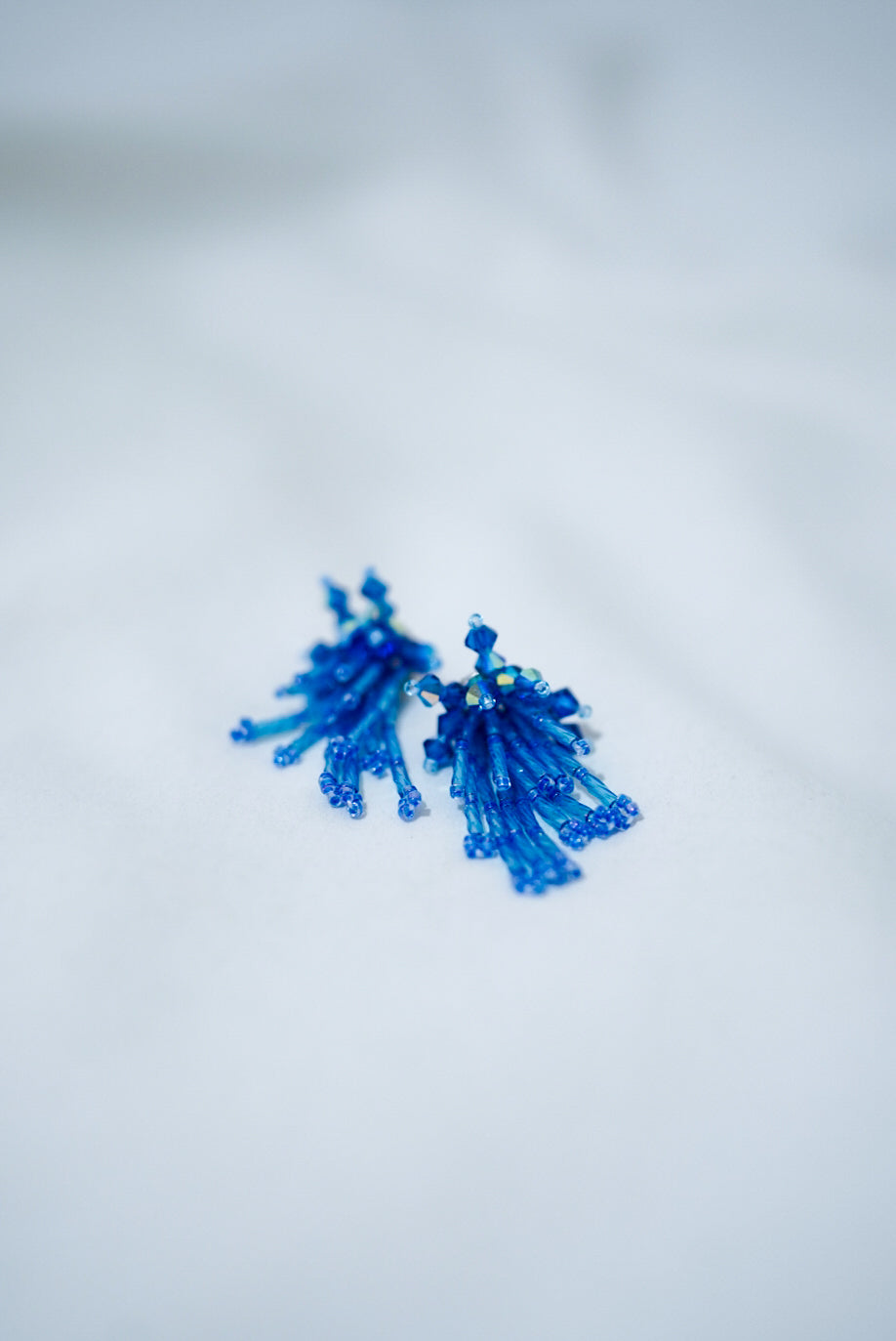 Sparklers earrings II (blue)