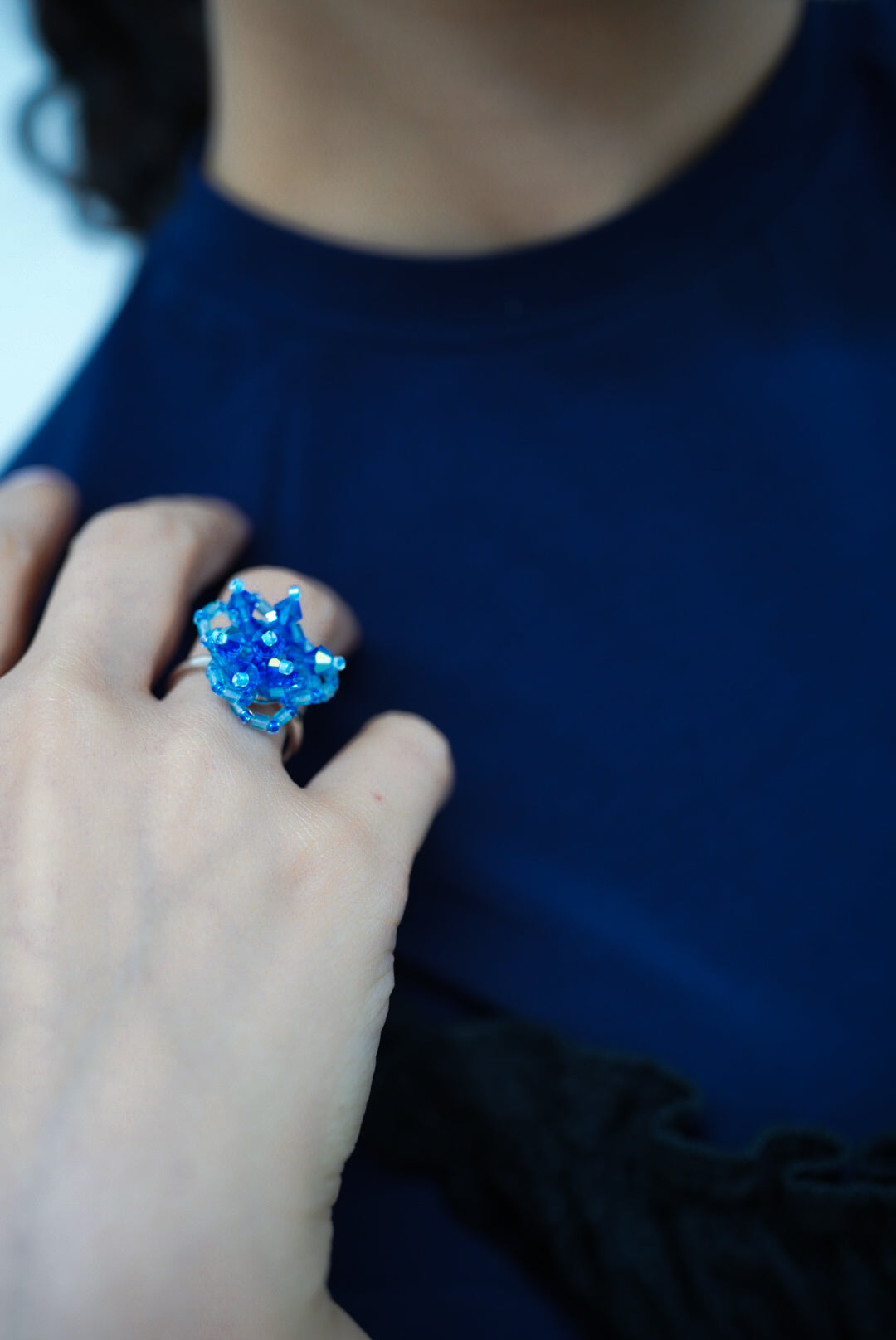 Sparklers ring (blue)