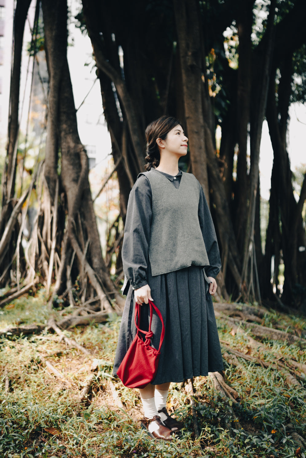 KiKi one piece dress ( dark grey)