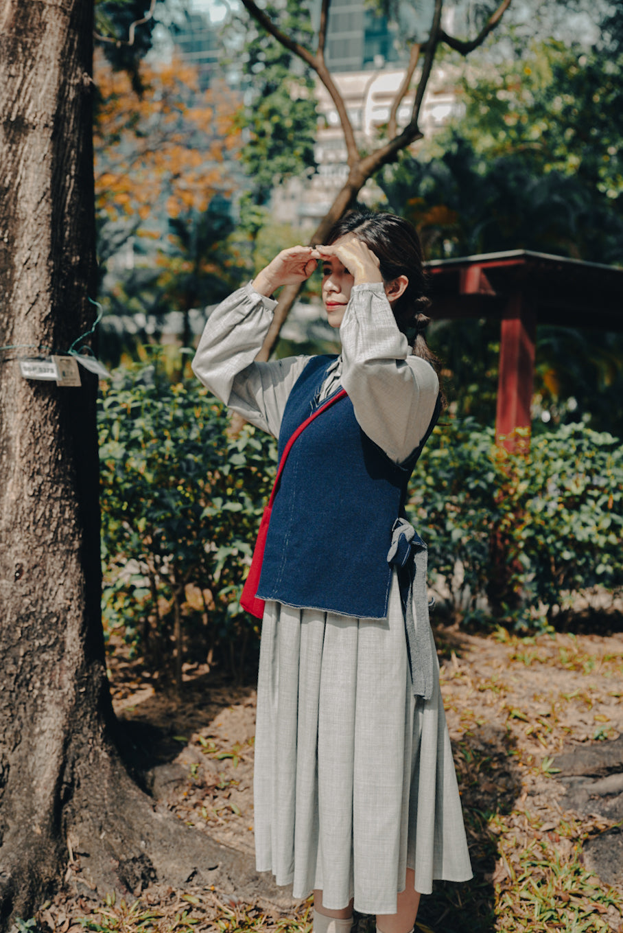 KiKi one piece dress ( light grey)