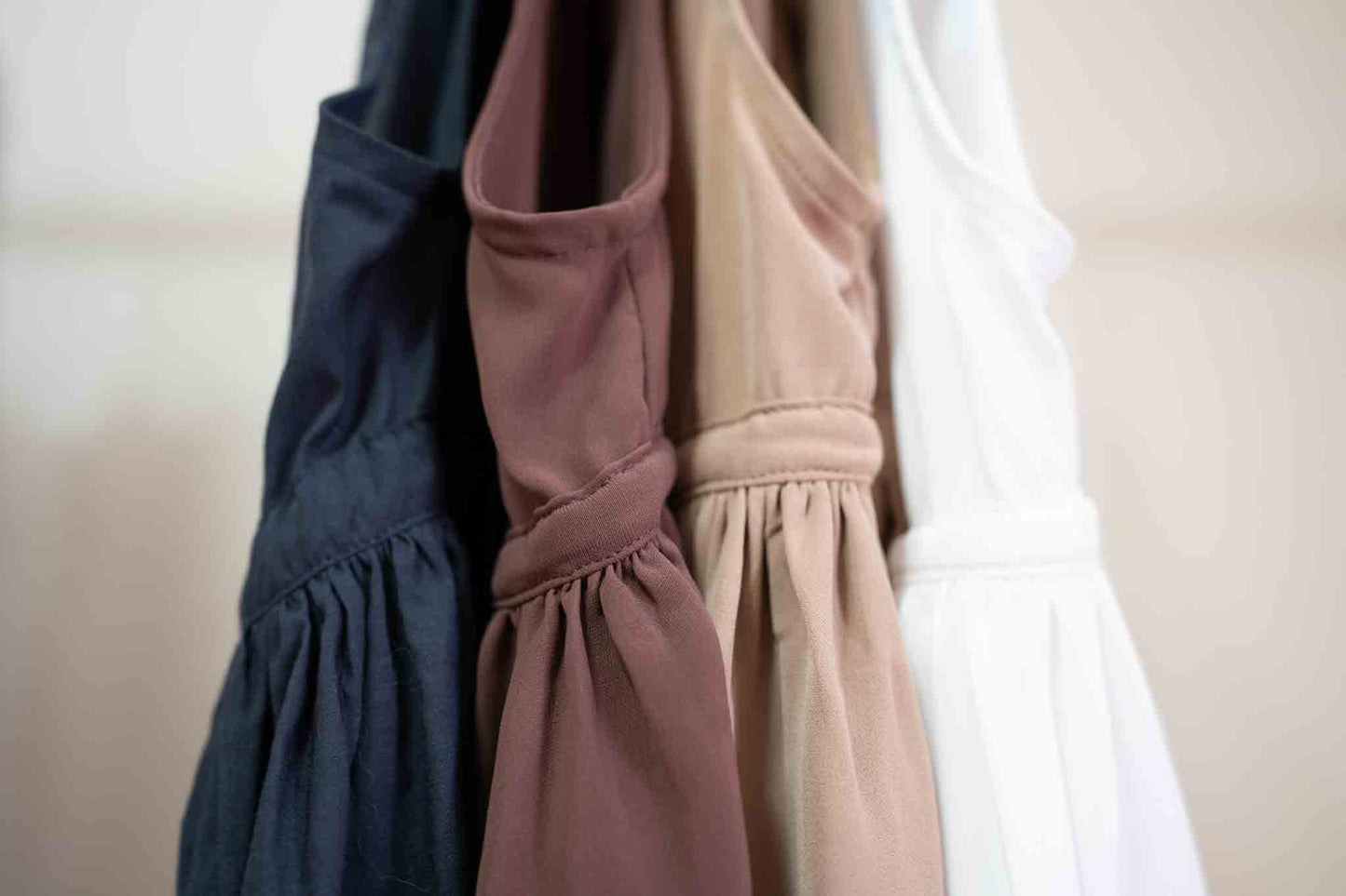 Eartha gathered top(light khaki)