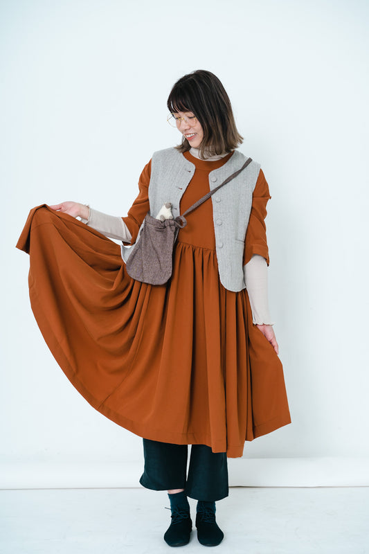 Camille One-piece (Reddish-Brown)