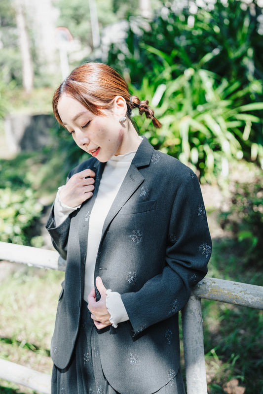 Chaya tailor jacket (dark grey)