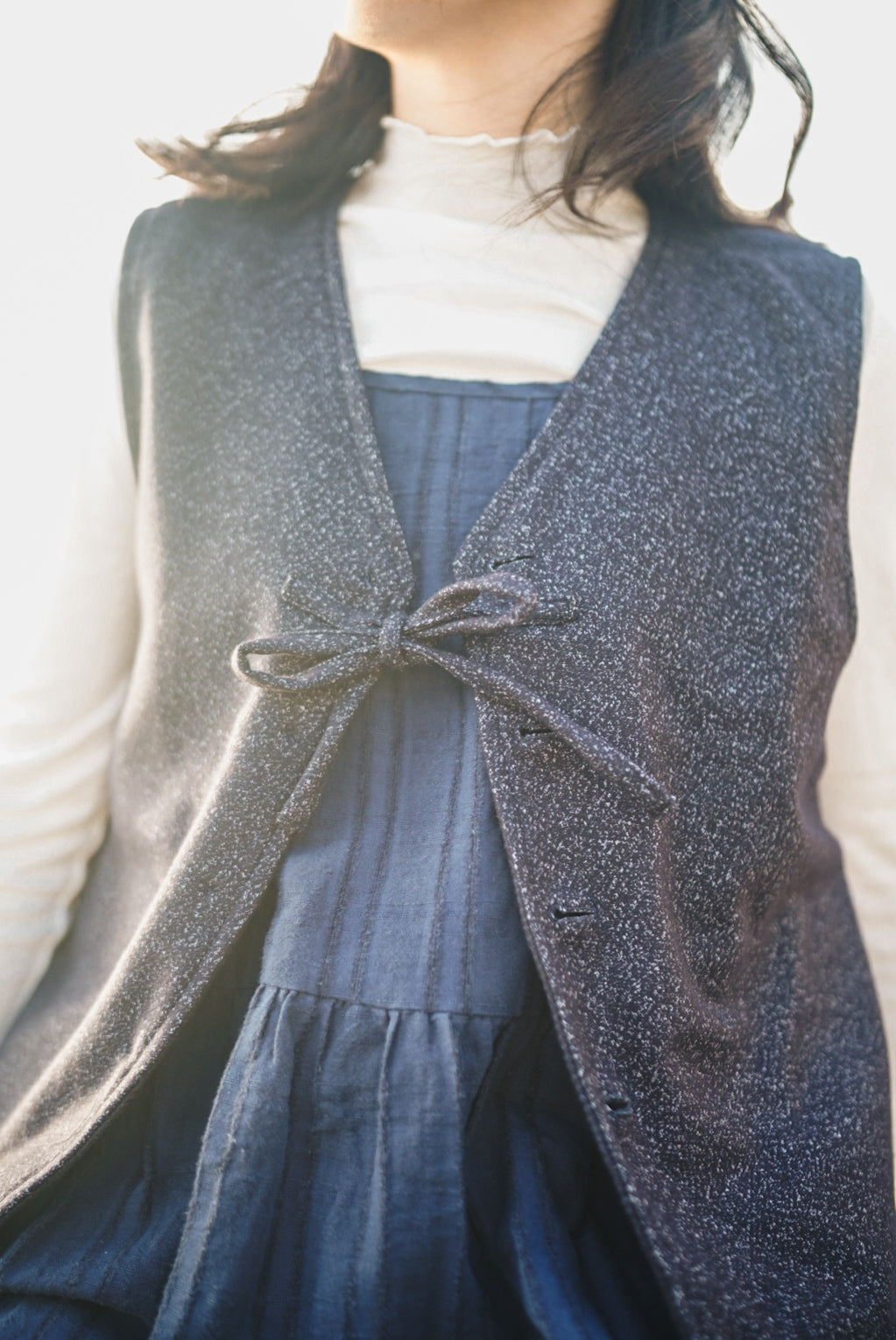 Naomi vest ( navy )