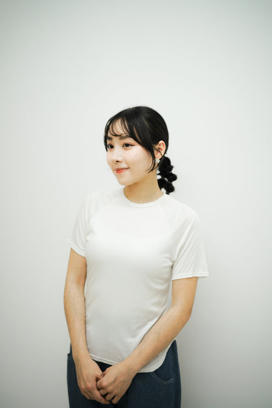 Mona T-shirt(white/navy/chocolate)