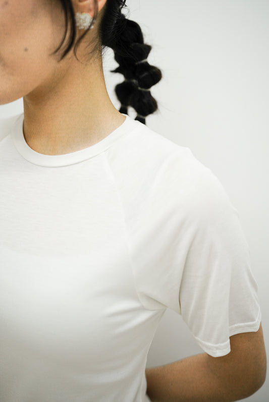 Mona T-shirt(white/navy/chocolate)