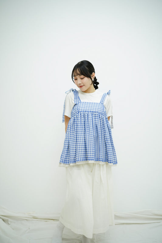 Alice Top (Blue checked)