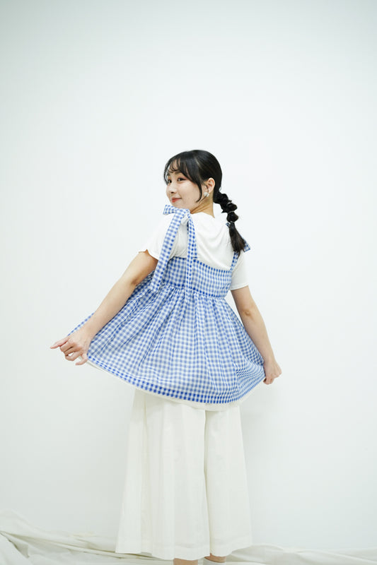 Alice Top (Blue checked)