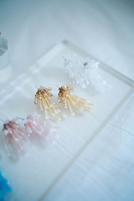Sparklers earrings II (yellow)