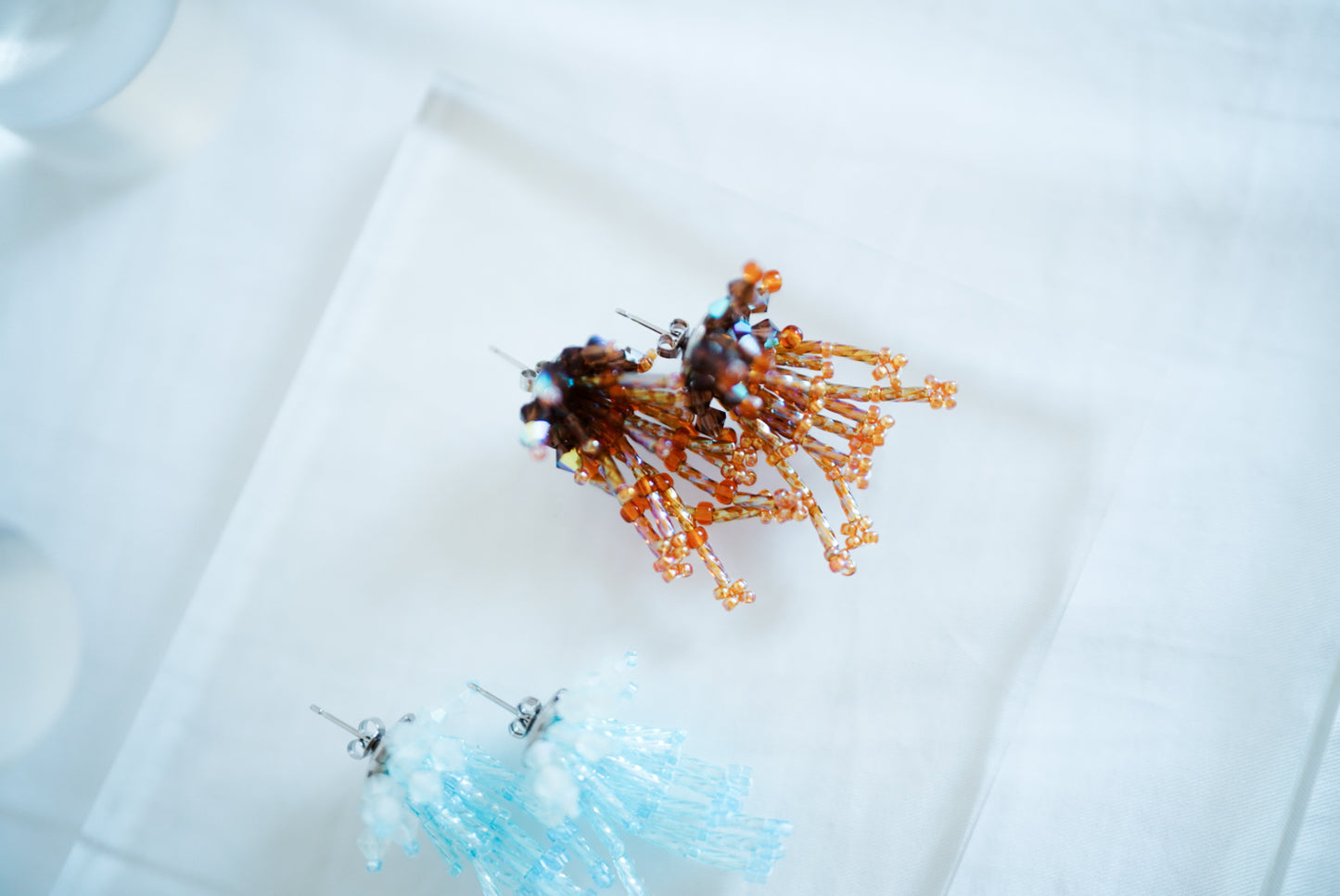 Sparklers earrings II (brown)