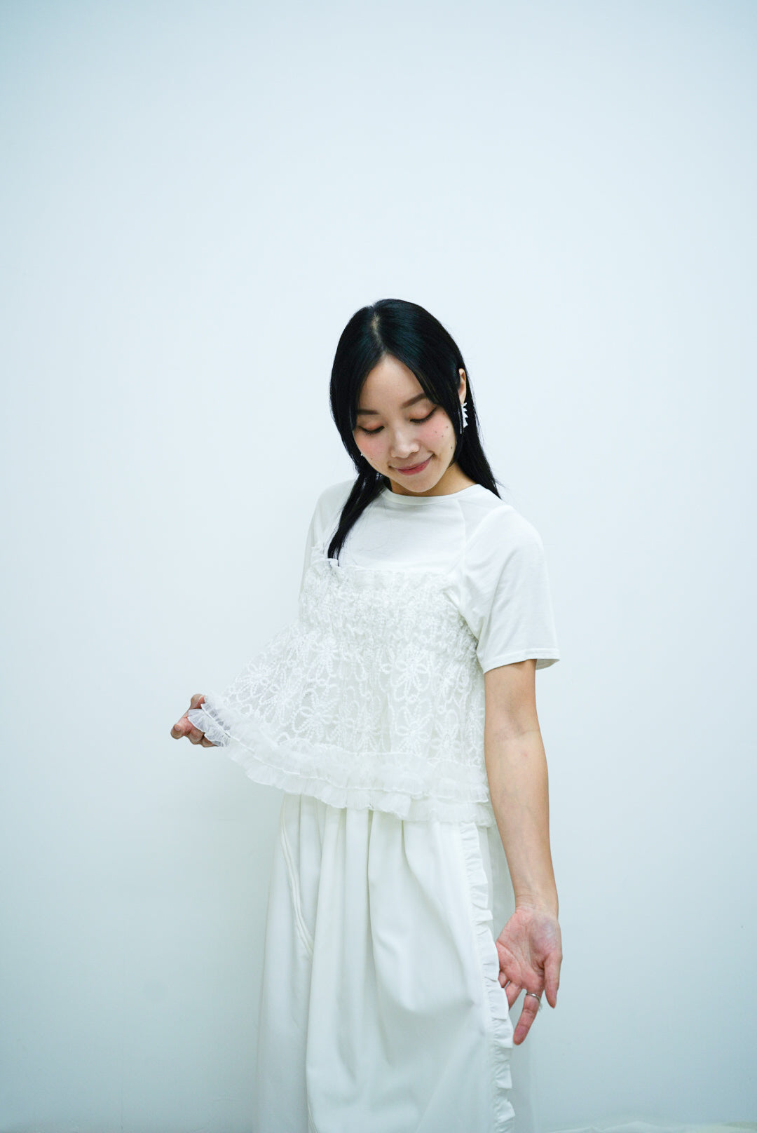 Mavis top ( white )