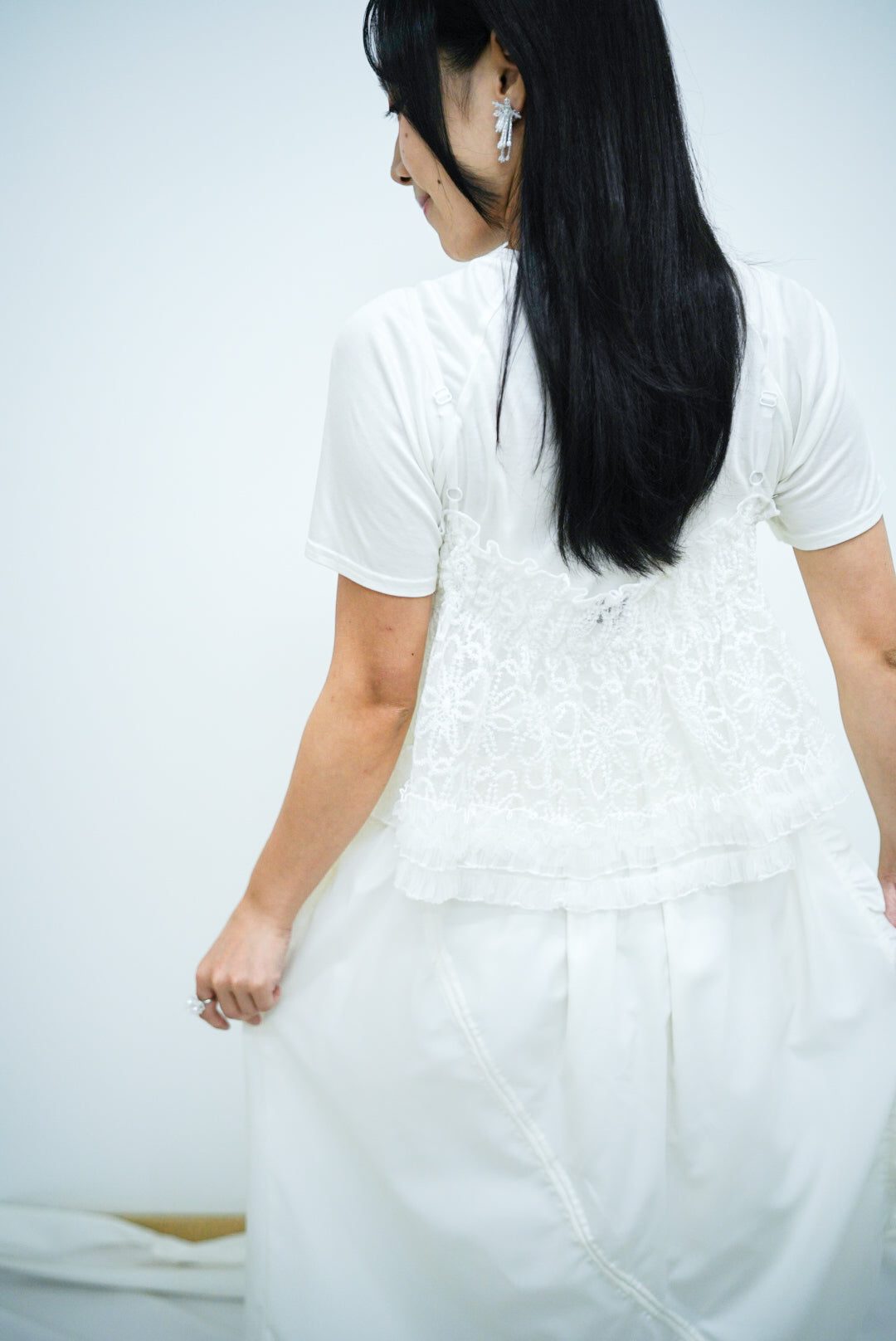 Mavis top ( white )