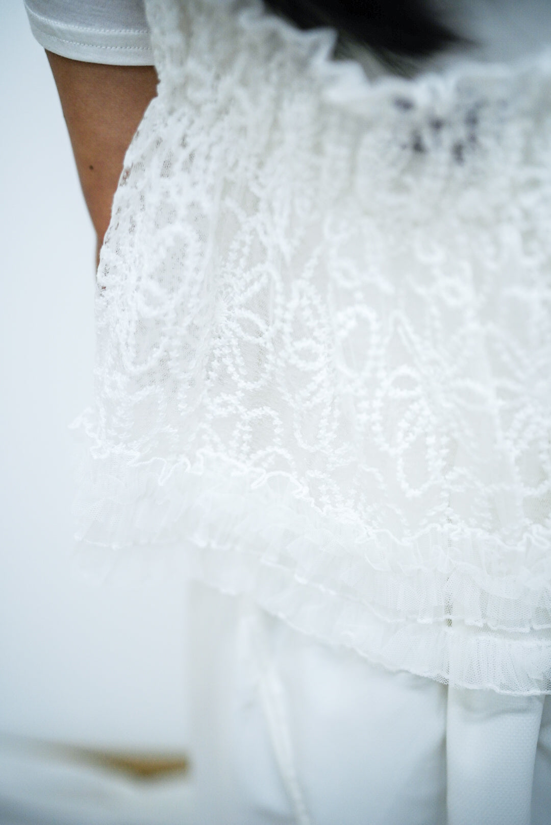 Mavis top ( white )