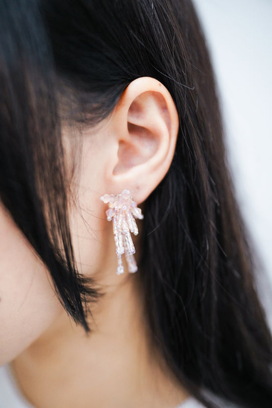 Sparklers earrings II (pink)