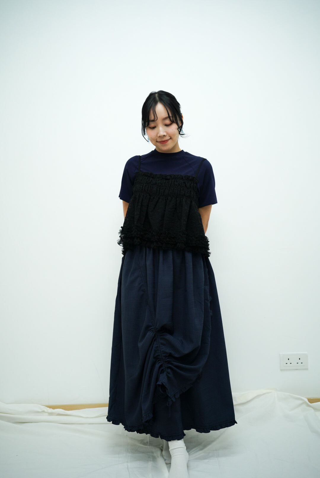 Sally dress ( navy )