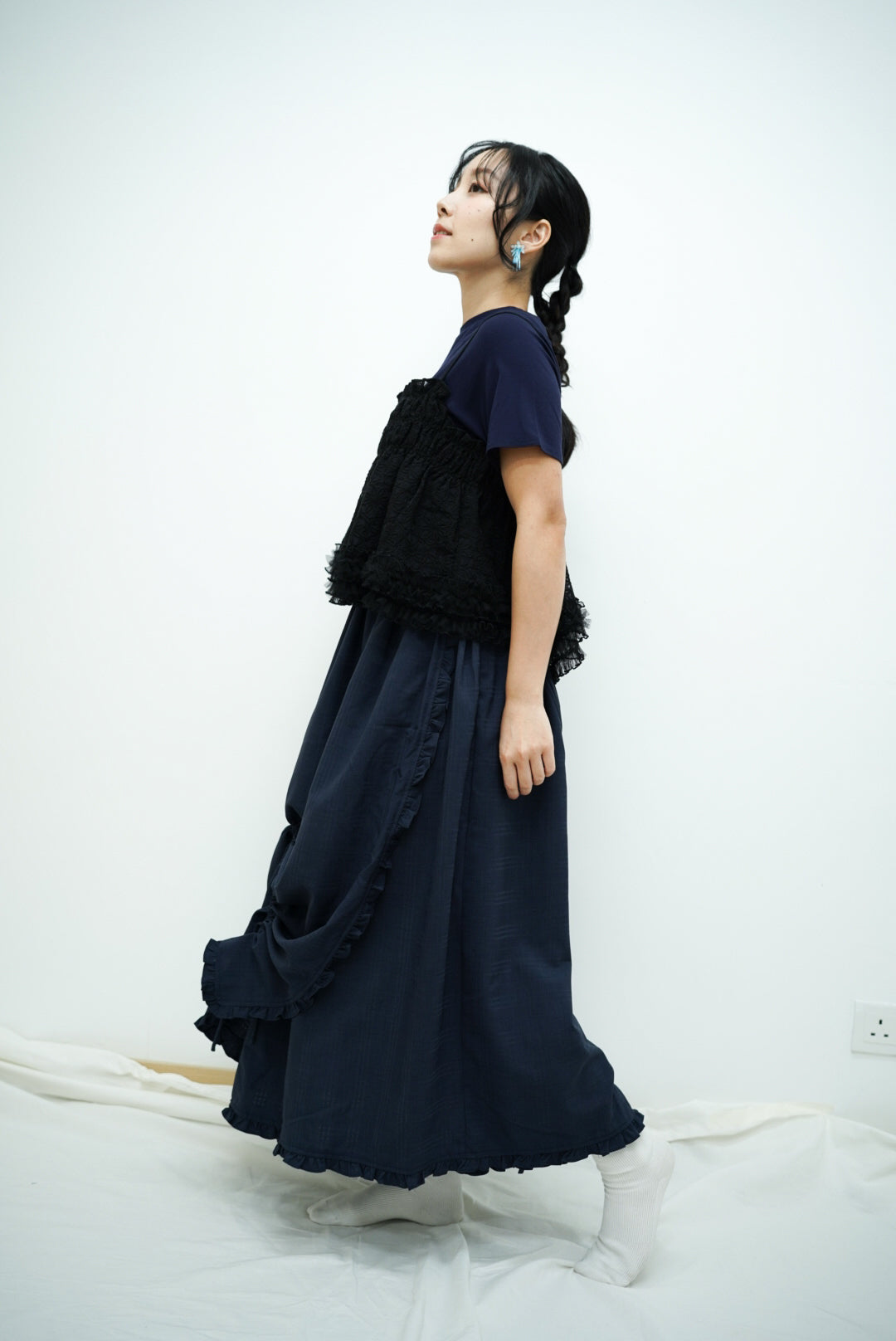 Sally dress ( navy )