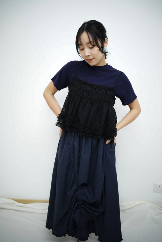 Sally dress ( navy )