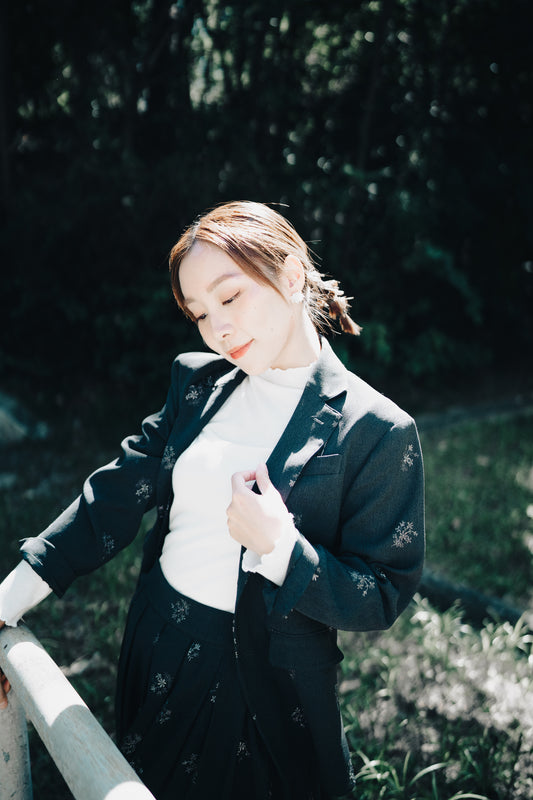 Chaya tailor jacket (charcoal)