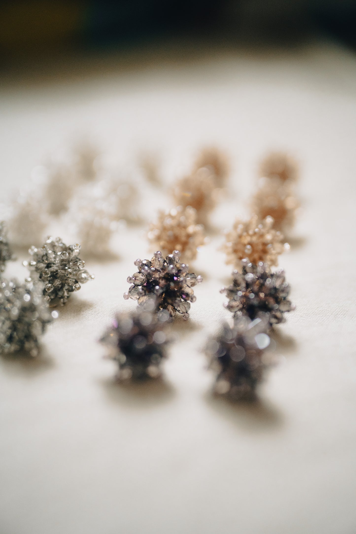 Sparklers earrings ( Purple)