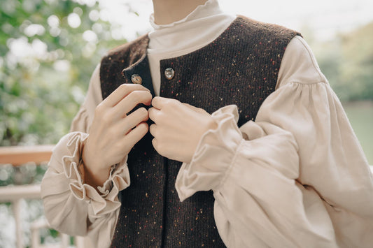 Starry starry night vest (brown)