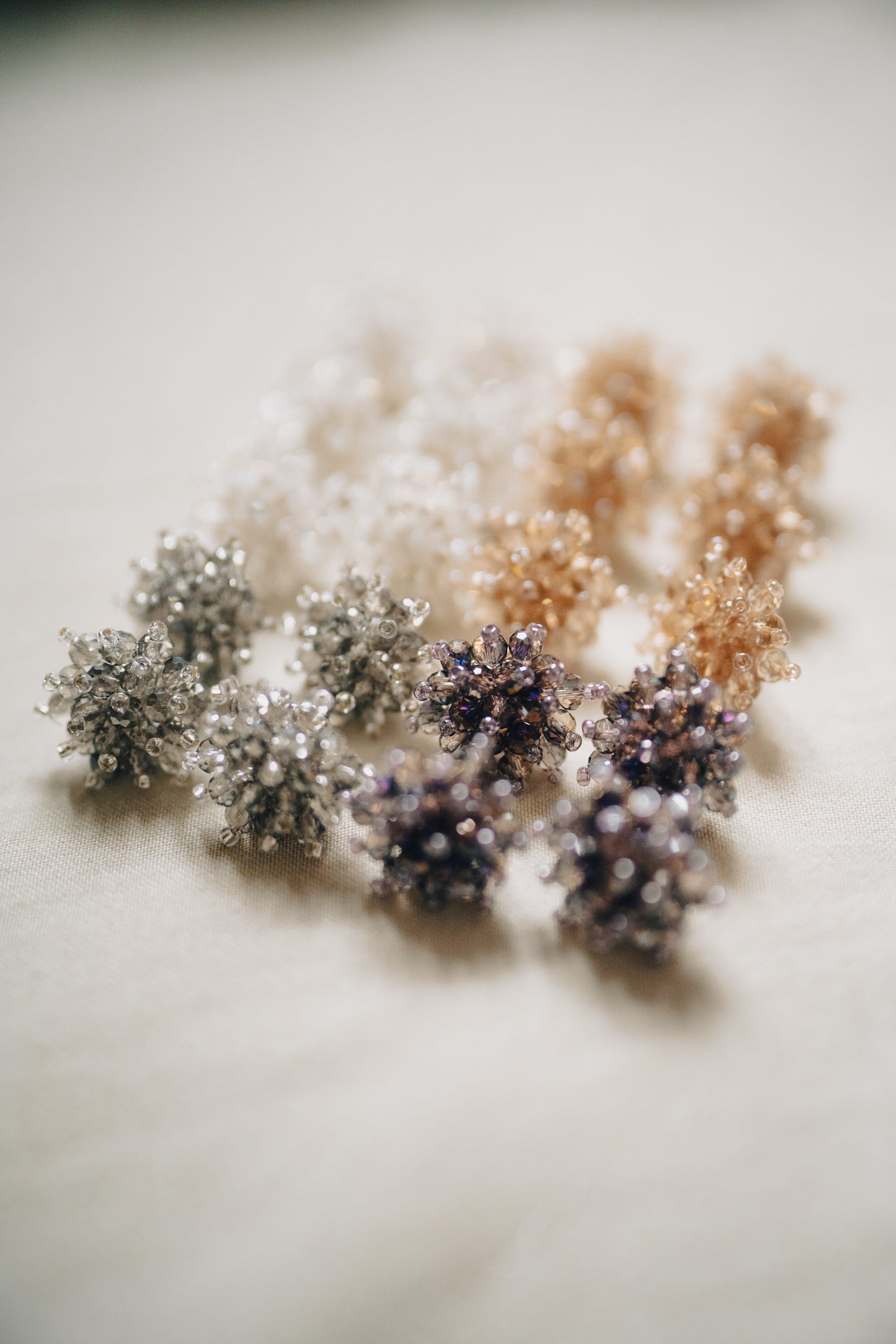 Sparklers earrings ( Purple)