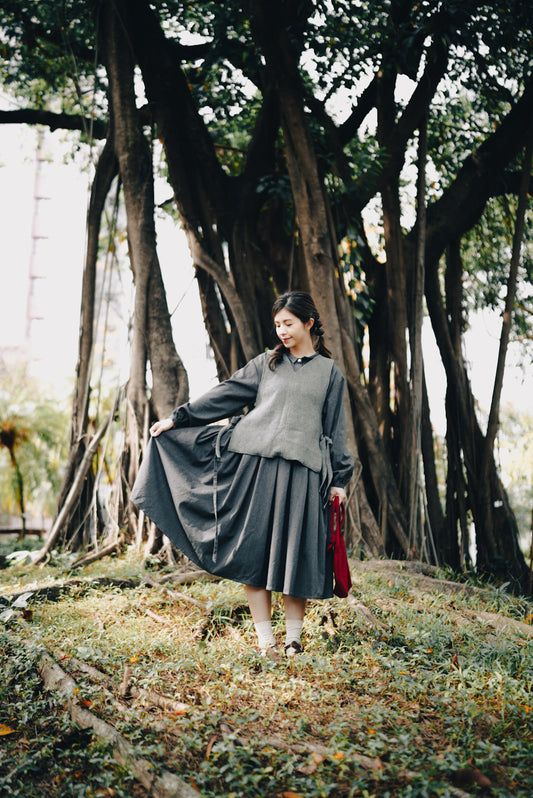 KiKi one piece dress ( dark grey)