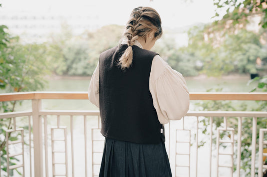 Starry starry night vest (brown)