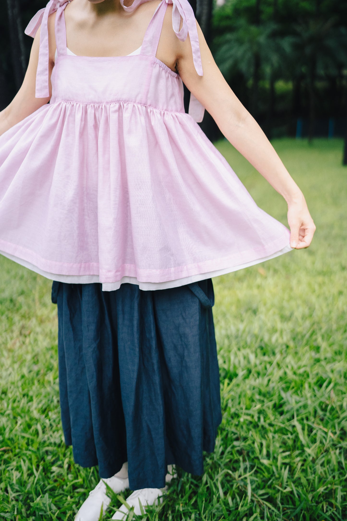 Alice top (Pink stripe)