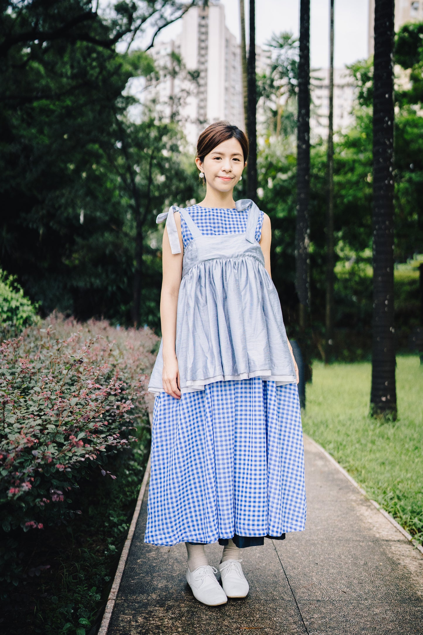 Alice top(blue stripe)