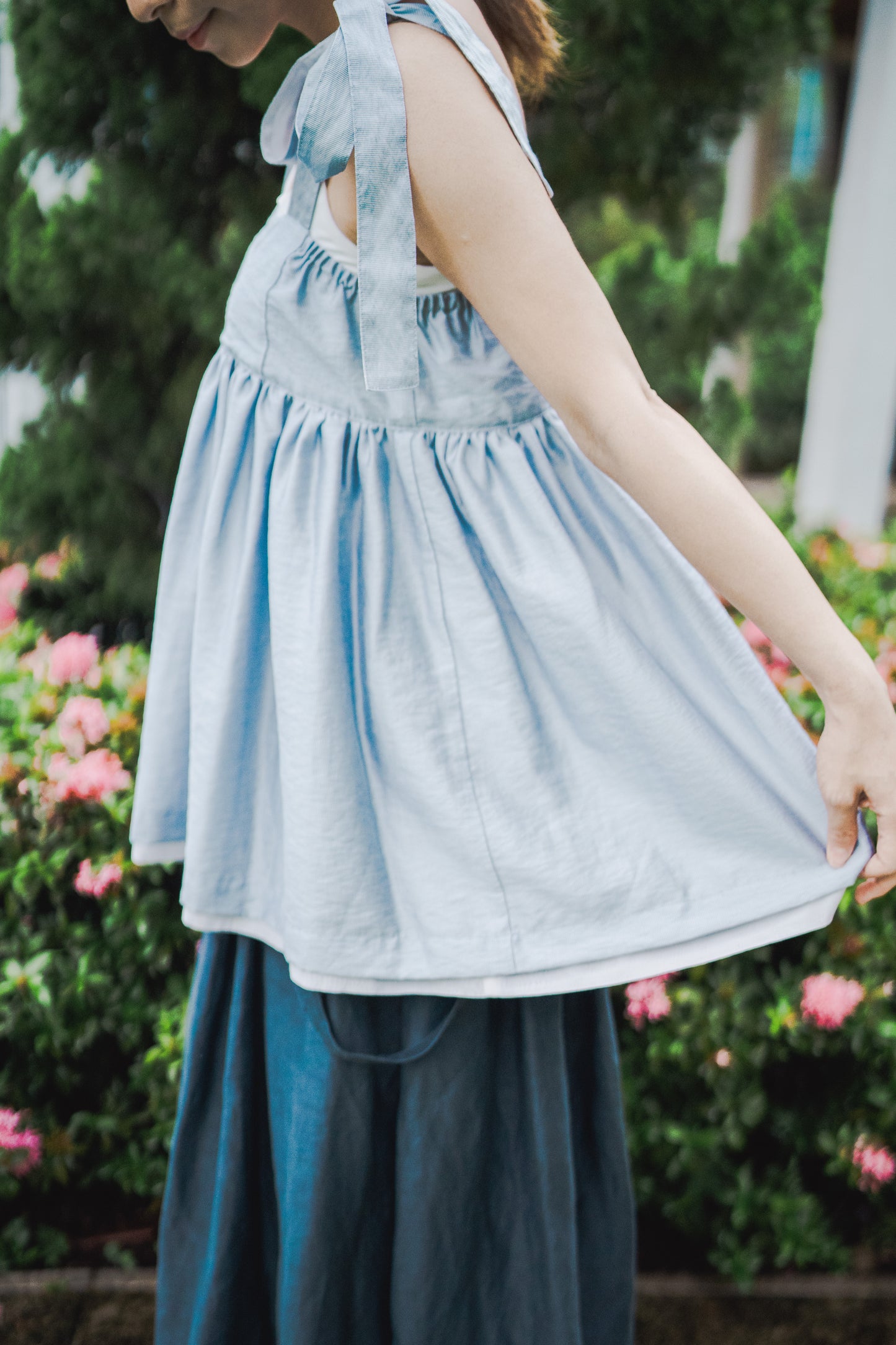 Alice top(blue stripe)